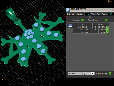 CHRISTMAS SNOWFLAKE PENDANT 3D PRINTABLE MODEL 3D प्रिंट मॉडल