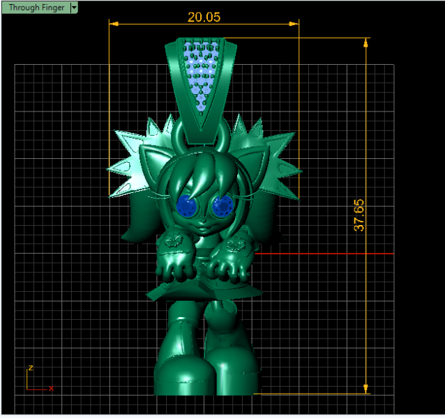 Cool best pandant 3d prientable model 3D प्रिंट मॉडल .c4d .max .obj .3ds .fbx .stl .blend 