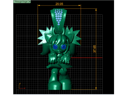 Fantastico modello stampabile in 3D del miglior pendente Modello di stampa 3D