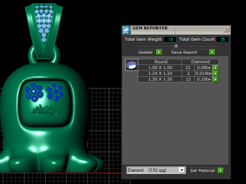 Unique Fine Bear PENDANT 3D PRINTABLE MODEL 3Dプリントモデル