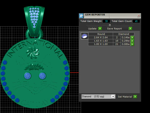Cat coin PENDANT 3D PRINTABLE MODEL 3D Print Model
