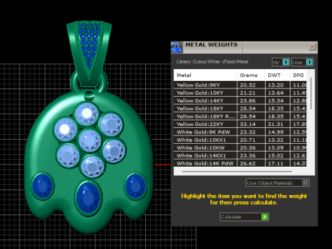 LAKSHMI PENDANT 3D PRINTABLE MODEL 3D Print Model