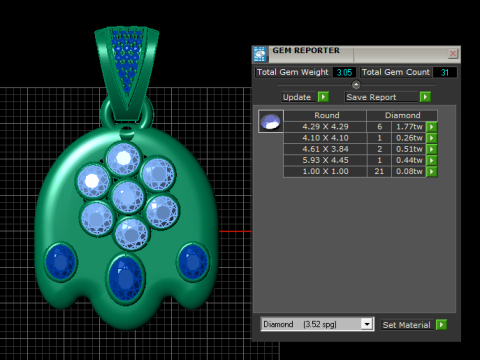 LAKSHMI PENDANT 3D PRINTABLE MODEL 3D Print Model