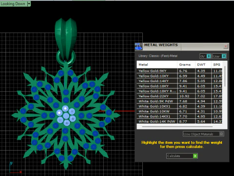 ELEGANT STYLE DIAMOND PENDANT 3D PRINTABLE MODEL 3D Print Model