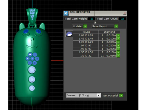 UNIQUE SHAPE CAT PENDANT 3D PRINTABLE MODEL 3D Print Model