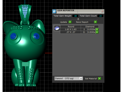 LUXURY GOLD CAT PENDANT 3D PRINTABLE MODEL Modèles 3D en vedette