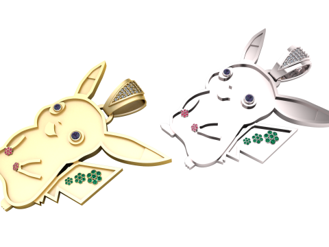 POKEMON CHARACTER PENDANT 3D PRINTABLE MODEL 3Dプリントモデル