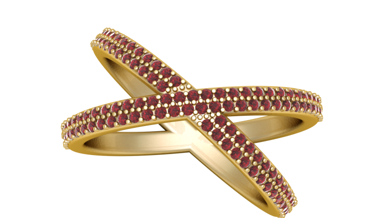 FANTASY RUBY RING 3D PRINTABLE MODEL Modèles 3D en vedette .c4d .max .obj .3ds .fbx .stl .blend