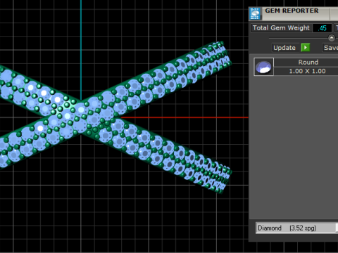 FANTASY RUBY RING 3D PRINTABLE MODEL Modèles 3D en vedette