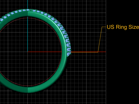 FANTASY RUBY RING 3D PRINTABLE MODEL Modèles 3D en vedette