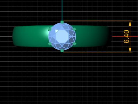 SIMPLE FANCY RING 3D PRINTABLE MODEL 3D-printmodel