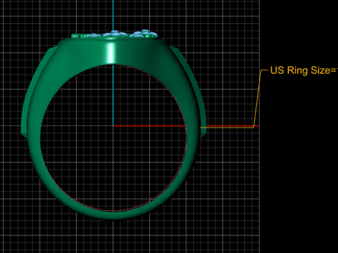 ANY FONT WORD RING 3D PRINTABLE MODEL 3D Принт Модель