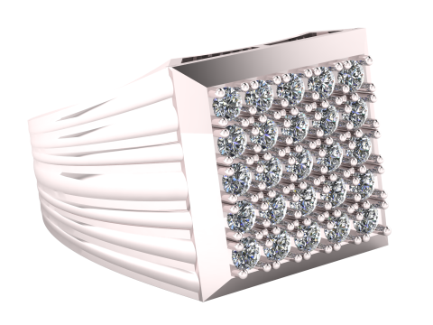 嘻哈珍贵戒指 3D 打印模型 3D 打印模型