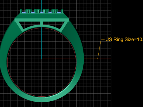 嘻哈珍贵戒指 3D 打印模型 3D 打印模型