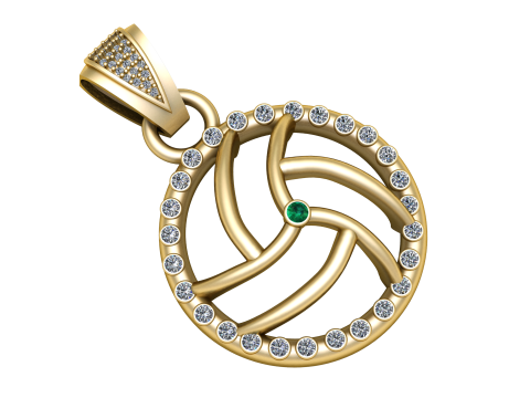 PRECIOUS LUCKY CHARM PENDANT 3D PRINTABLE MODEL 3D-printmodel