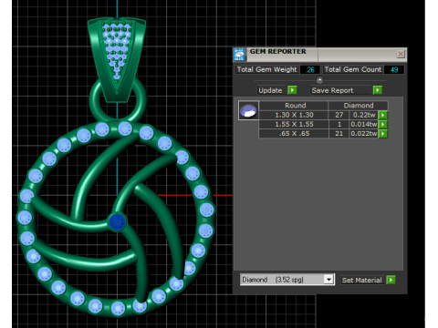 PRECIOUS LUCKY CHARM PENDANT 3D PRINTABLE MODEL Modelo de Impressão 3D