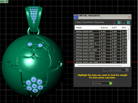 SANTA CLAUS BALL PENDANT 3D PRINTABLE MODEL 3D Принт Модель