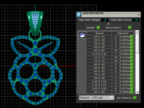 GRAPES STYLE GRENADE PENDAT 3D PRINTABLE MODEL 3Dプリントモデル