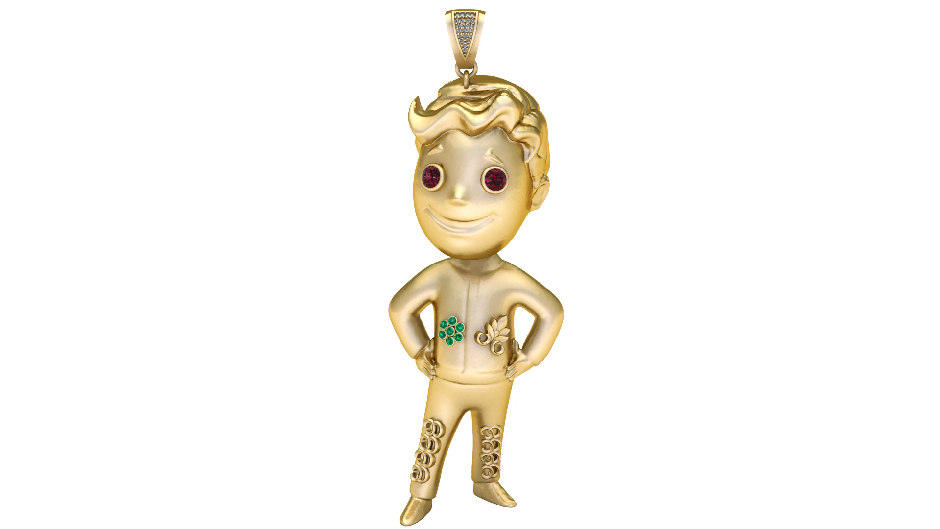 HANDSOME BOY PENDANT 3D PRINTABLE MODEL 3D Print Model .c4d .max .obj .3ds .fbx .stl .blend 