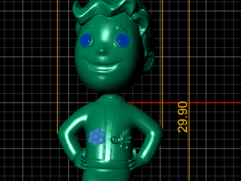 HANDSOME BOY PENDANT 3D PRINTABLE MODEL 3D-printmodel