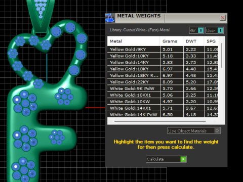 ALPHABET F HEART PENDANT 3D PRINTABLE MODEL 3D 프린트 모델