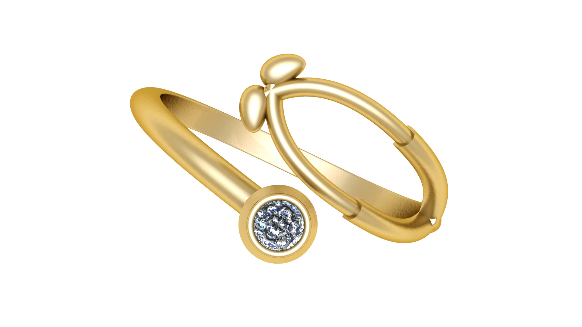 NEW STYLISH RING 3D PRINTABLE MODEL 3D Print Model .c4d .max .obj .3ds .fbx .stl .blend 