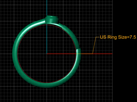 NEW STYLISH RING 3D PRINTABLE MODEL 3D Print Model