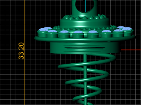 TOP TOY STYLE GOLD PENDANT 3D PRINTABLE MODEL 3D 打印模型