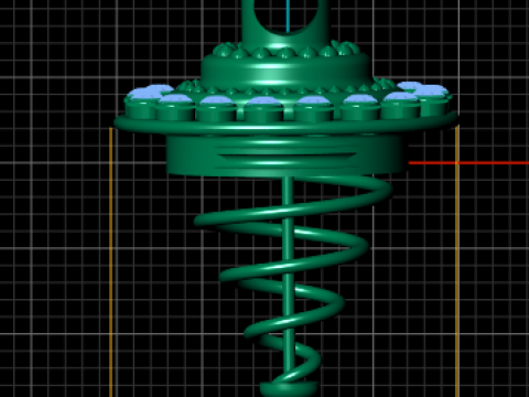 TOP TOY STYLE GOLD PENDANT 3D PRINTABLE MODEL 3D 打印模型