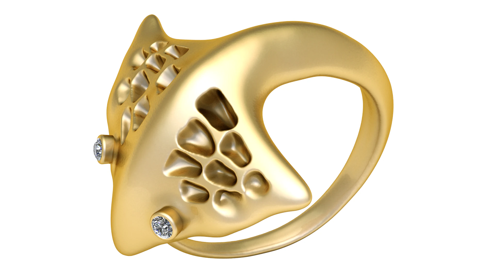 MONTA FISH STYLISH RING 3D PRINTABLE MODEL 3D Print Model .c4d .max .obj .3ds .fbx .stl .blend 