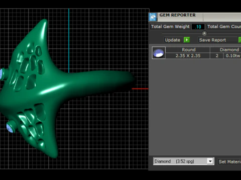 MONTA FISH STYLISH RING 3D PRINTABLE MODEL 3D Print Model