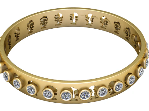 НЕВЕРОЯТНОЕ ЗОЛОТОЕ КОЛЬЦО С БРИЛЛИАНТОМ 3D МОДЕЛЬ ДЛЯ ПЕЧАТИ 3D Принт Модель