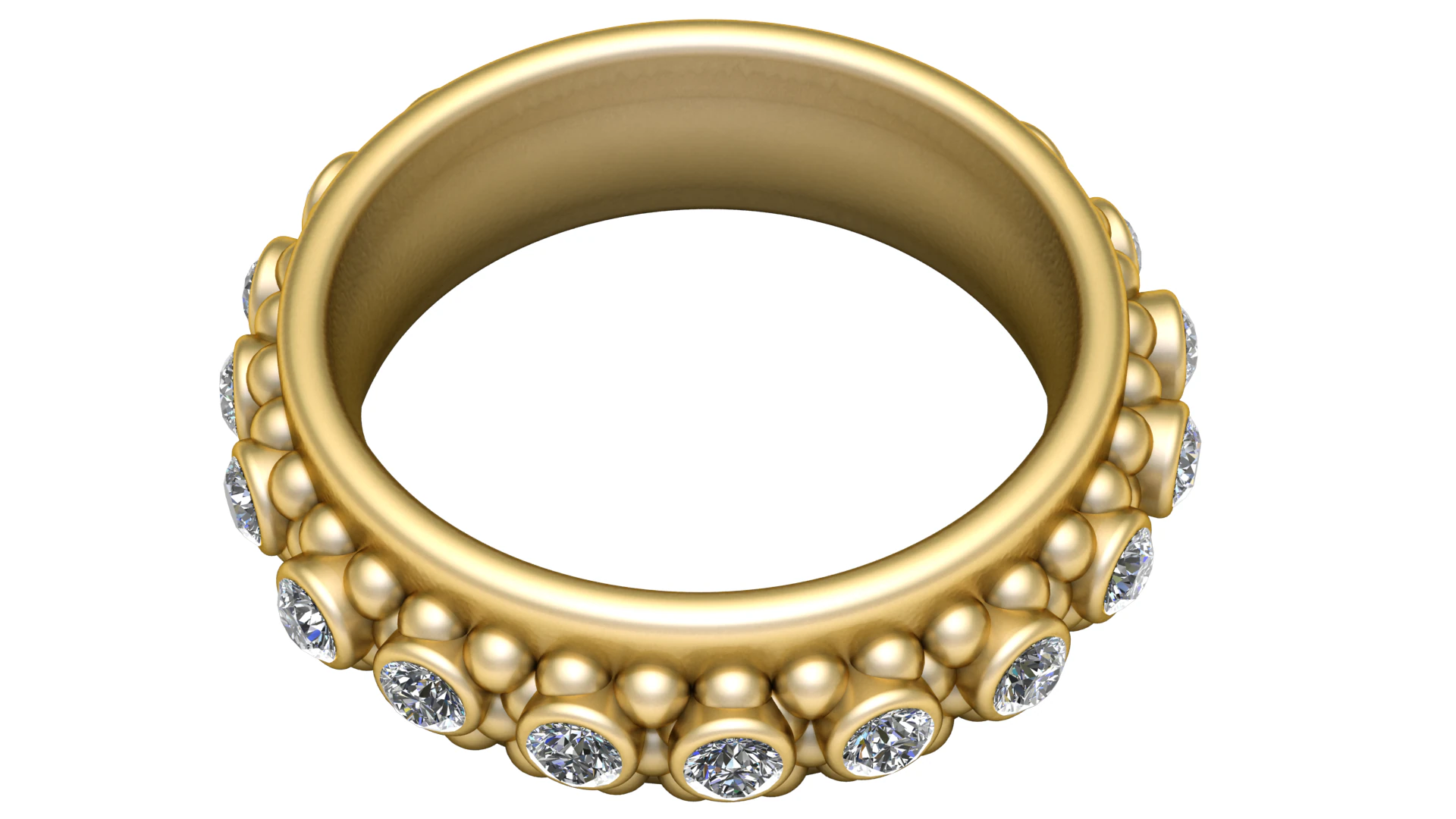 BUBBLES DESIGN RING 3D PRINTABLE MODEL 3D Print Model .c4d .max .obj .3ds .fbx .stl .blend