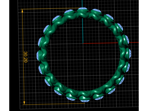 STYLISH FASHION RING 3D PRINTABLE MODEL 3D Print Model