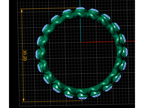 STYLISH FASHION RING 3D PRINTABLE MODEL 3D Print Model