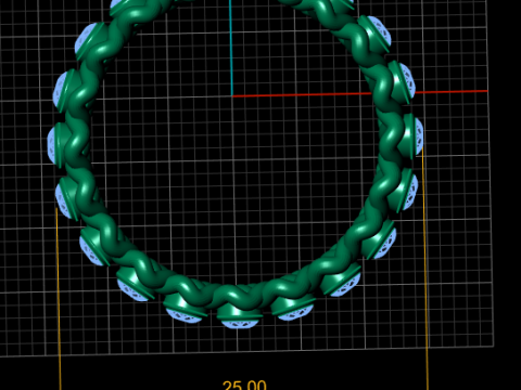 STYLISH FASHION RING 3D PRINTABLE MODEL 3D Print Model