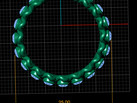 STYLISH FASHION RING 3D PRINTABLE MODEL 3D Print Model