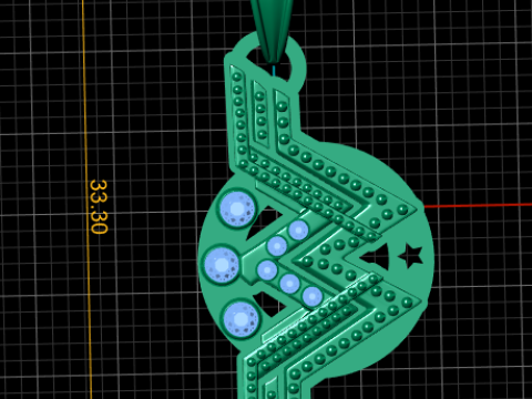 STAR WARS LOGO DESIGN PENDANT 3D PRINTABLE MODEL 3D प्रिंट मॉडल
