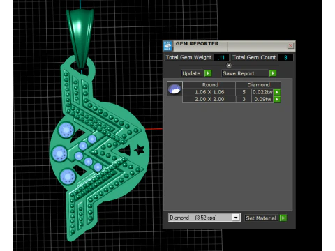 STAR WARS LOGO DESIGN PENDANT 3D PRINTABLE MODEL 3D Print Model