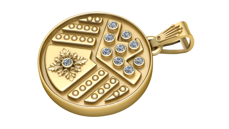 ELEGANCE MARQUISE PENDANT 3D PRINTABLE MODEL 3D Baskı Modeli .c4d .max .obj .3ds .fbx .stl .blend 