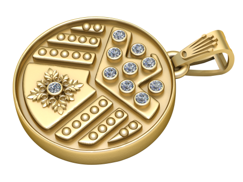 ELEGANCE MARQUISE PENDANT 3D PRINTABLE MODEL 3D-printmodel