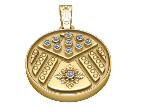 ELEGANCE MARQUISE PENDANT 3D PRINTABLE MODEL 3D Print Model