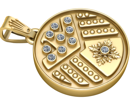 ELEGANCE MARQUISE PENDANT 3D PRINTABLE MODEL 3D Baskı Modeli