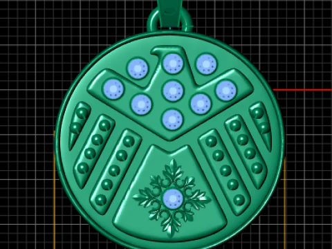 ELEGANCE MARQUISE PENDANT 3D PRINTABLE MODEL 3D Print Model