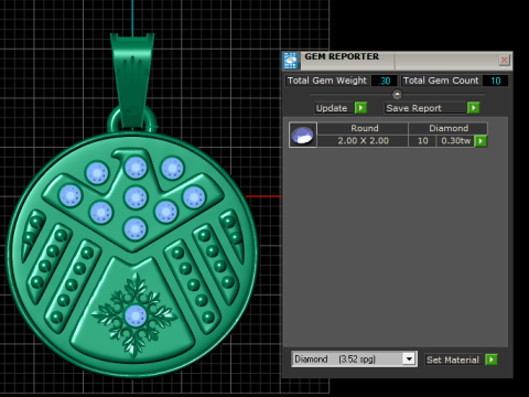 ELEGANCE MARQUISE PENDANT 3D PRINTABLE MODEL 3D Baskı Modeli