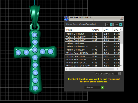 CHRIST DIAMOND CROSS PENDANT 3D PRINTABLE MODEL 3D Baskı Modeli