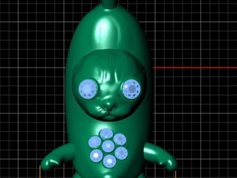 UNIQUE UGLY ANIMAL PENDANT 3D PRINTABLE MODEL 3D Print Model