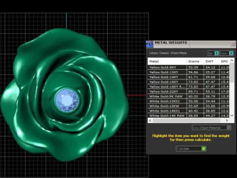 ROSE FLOWER SHAPE PENDANT 3D PRINTABLE MODEL 3D Print Model