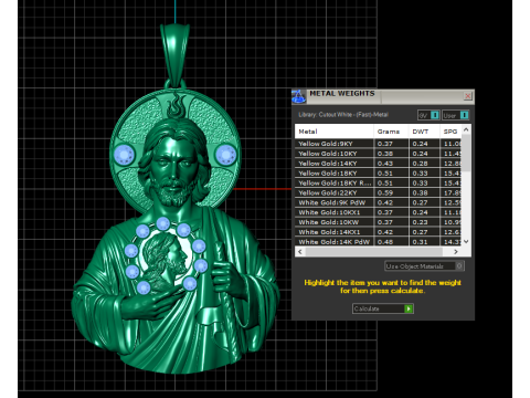 CHRIST GOD JESUS PENDANT 3D PRINTABLE MODEL Model do druku 3D