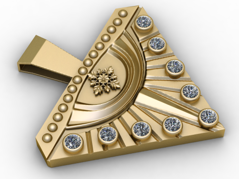 EVIL EYE DESIGN HORROR PENDANT 3D PRINTABLE MODEL 3D 打印模型